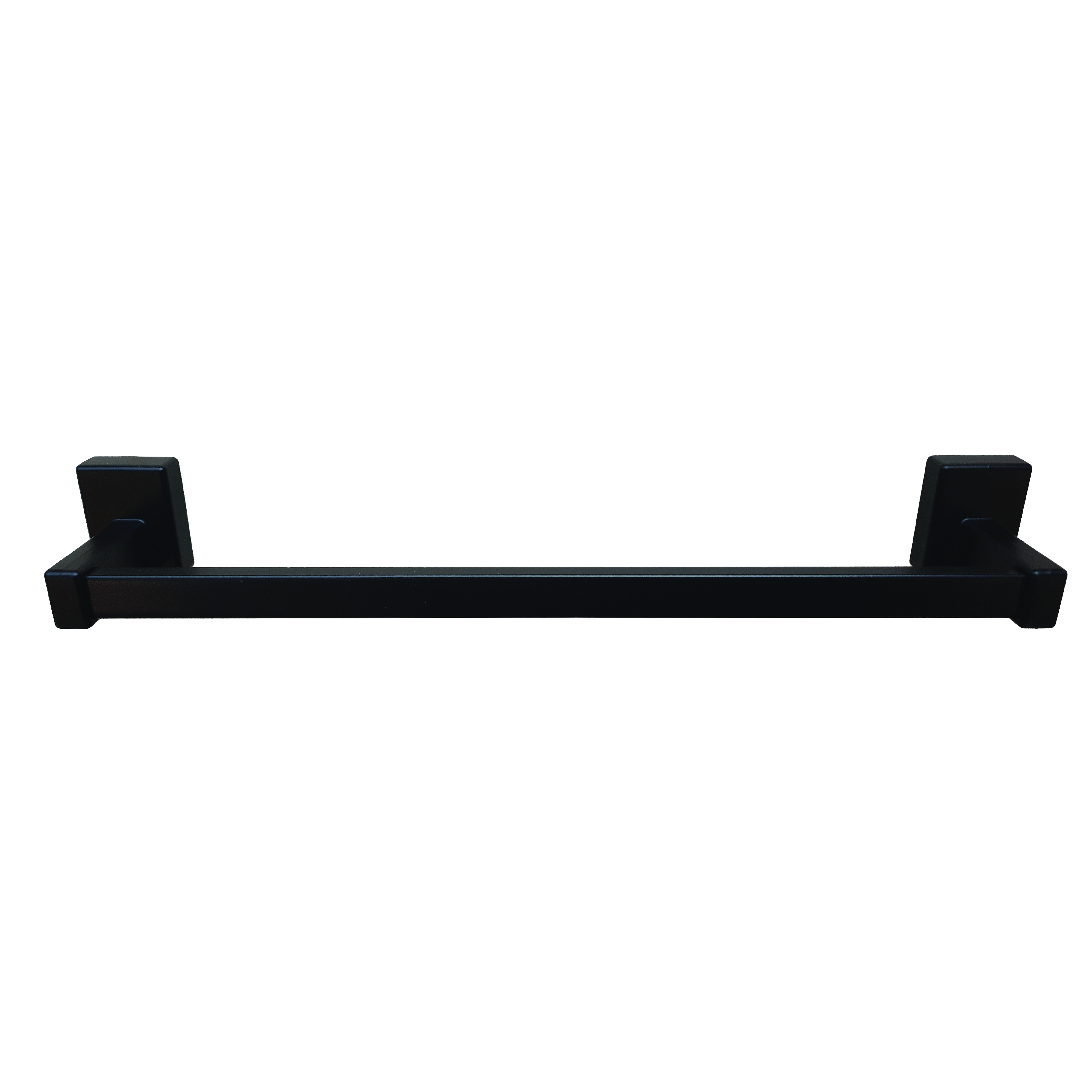 Magnetische handdoekhouder zwart gelakt