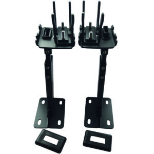 Pied réglable noir type 20-21 pour montage au sols bruts 95-165mm 2 pièces